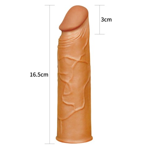 Realistyczna nakładka na penisa żylaste dildo 17cm Lovetoy