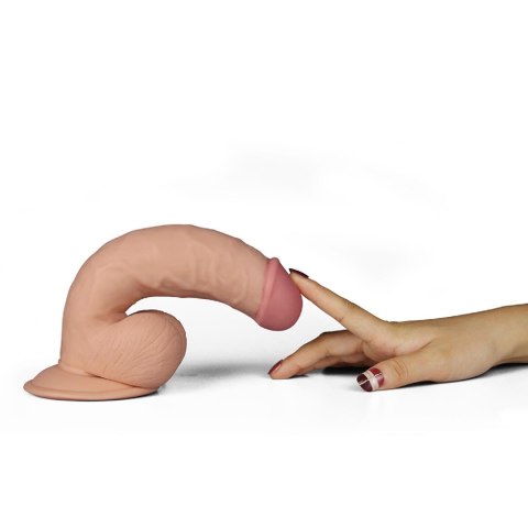 Realistyczne dildo z jądrami i wibracjami 21,5 cm Lovetoy