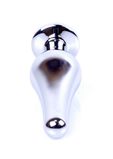 Stalowy korek analny plug do anusa kryształek 9cm B - Series HeavyFun