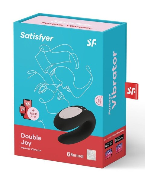 Wibrator dla par satisfyer double joy z aplikacją Satisfyer