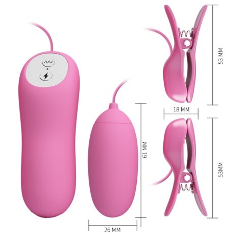 PRETTY LOVE - ELECTRIC SHOCK & VIBRO-BULLETS, 7 vibration functions 3 electric shock functions Pretty Love