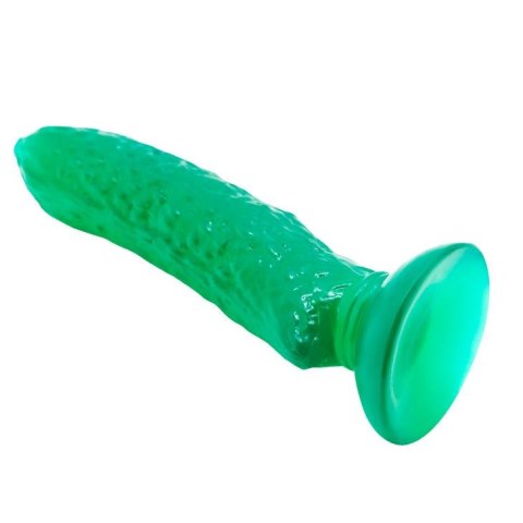 Dildo fikuśny ogórek chropowata tekstura 17 cm BAILE