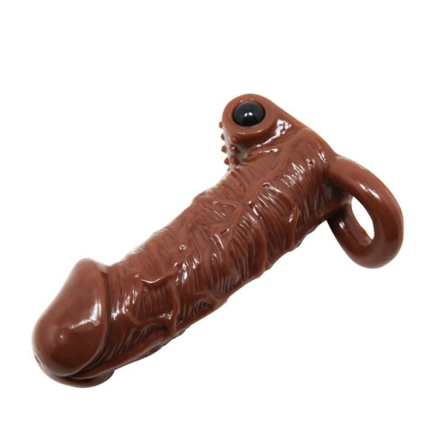 Małe kompaktowe dildo murzyńskie żylaste 15 cm BAILE