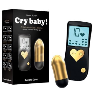 Jajeczko stymulujące pochwę Cry Baby Gold