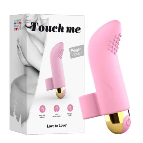 Masażer łechtaczki Touch Me Finger Vibrator Pink