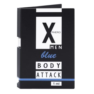 Perfumy X-Phero Body Attack Blue for men, 1 ml