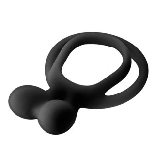 Pierścień Double Cockring Black