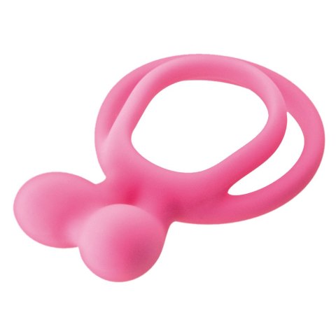 Pierścień Double Cockring Pink