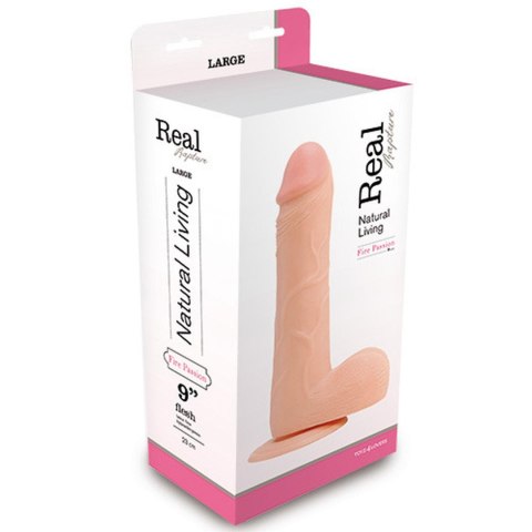 Dildo realistyczne cieliste żylasty penis 29 cm Real Rapture