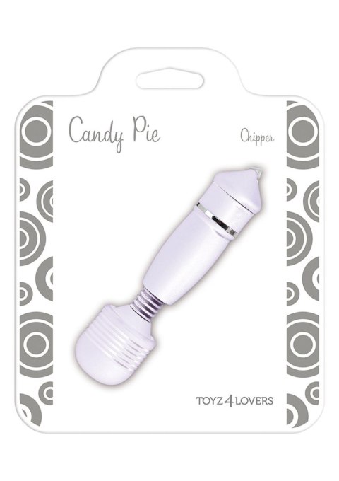 Masażer stymulator łechtaczki body wand biały Candy Pie