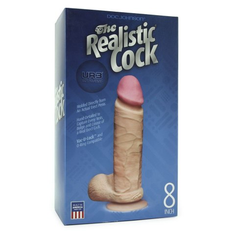 Grube żylaste realistyczne dildo z przyssawką16CM Doc Johnson