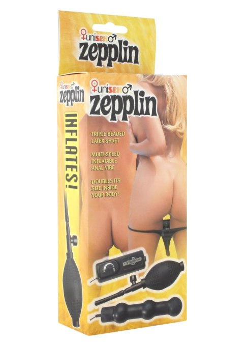 Wibrujący korek analny pompowana sex zatyczka 14cm Seven Creations