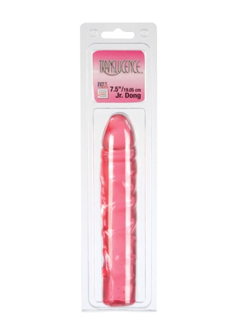 Dildo-translucence 7.5 jr dong red CalExotics