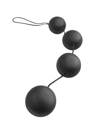 Kulki-DELUXE VIBRO BALLS BLACK Pipedream