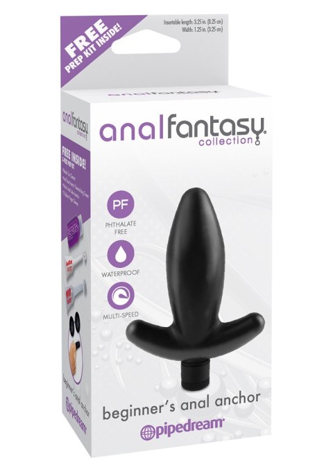 Plug/vibr-BEGINNERS ANAL ANCHOR BLACK Pipedream