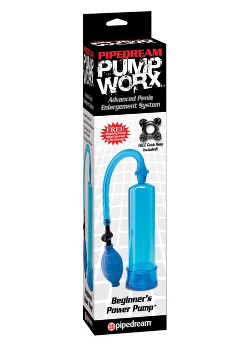 Pompka-pw beginners power pump blue Pipedream