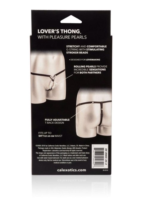 Stymulator-LOVER""S THONG W. PLEASURE PEARLS CalExotics