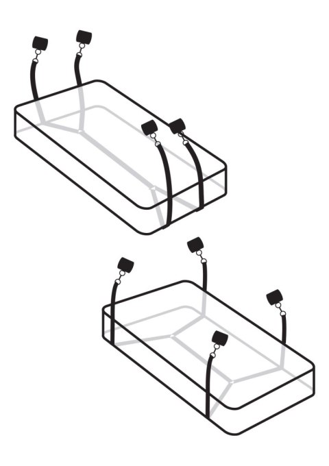 Wiązania-FFLE WRAPAROUND MATTRESS RESTRAINT Pipedream