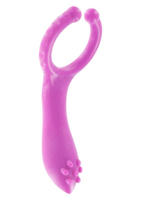 Pierścień-VIBRATING CLIT-STIM C-RING PURPLE TOYJOY