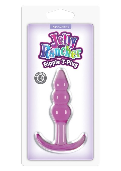 Plug-JELLY RANCHER T-PLUG RIPPLE PURPLE NS Novelties