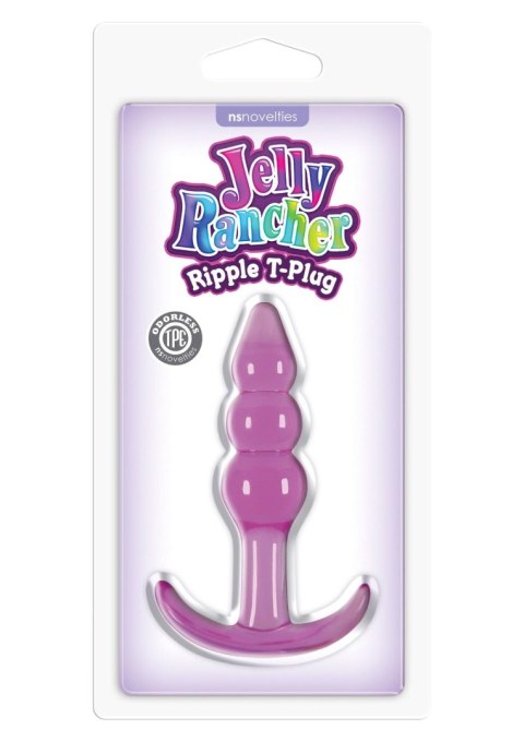 Plug-JELLY RANCHER T-PLUG RIPPLE PURPLE NS Novelties