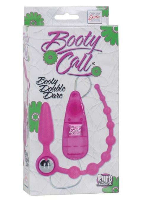 Plug/vibr-BOOTY CALL BOOTY DOUBLE DARE PINK CalExotics