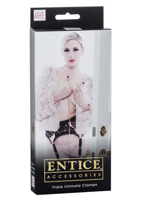 Stymulator-ENTICE TRIPLE INTIMATE CLAMPS CalExotics