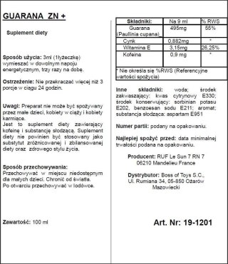 Guarana silny ekstrakt na energię podniecenie sex Ruf