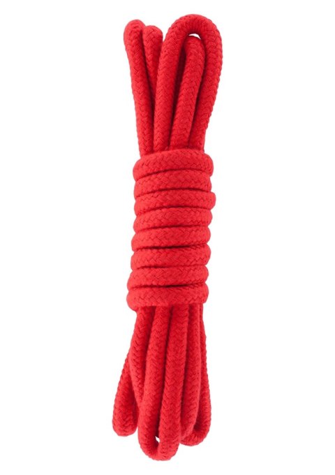 Wiązania-BONDAGE ROPE 3 METER RED Hidden Desire