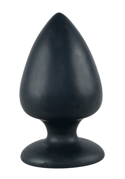 Duży korek analny plug zatyczka silikonowa 14cm Black Velvets