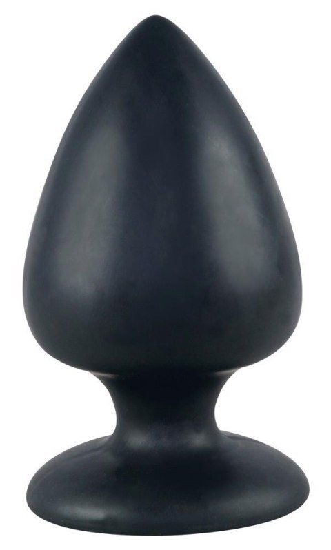 Duży korek analny plug zatyczka silikonowa 14cm Black Velvets