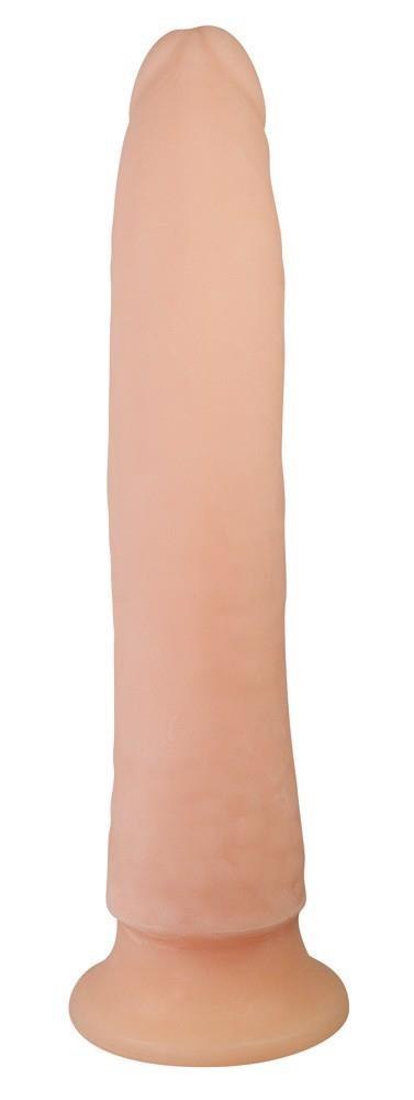 Realistyczny miękki penis dildo przyssawka 24cm Nature Skin