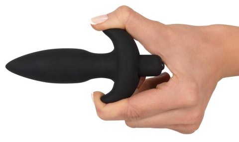 Wibrująca zatyczka analna korek plug do pupy 13cm Black Velvets