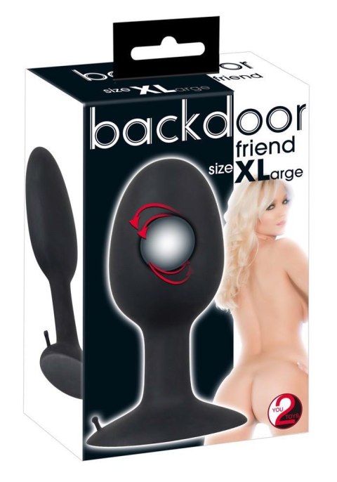 Wydrążony korek plug analny obciążony sex xl Backdoor Friend