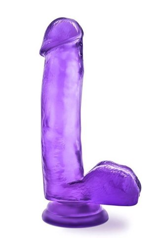 Żelowy gruby penis dildo z mocną przyssawką 18 cm Blush