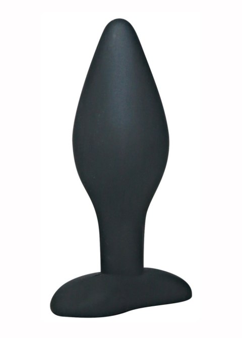 Duży korek analny plug zatyczka silikonowa 12cm Black Velvets