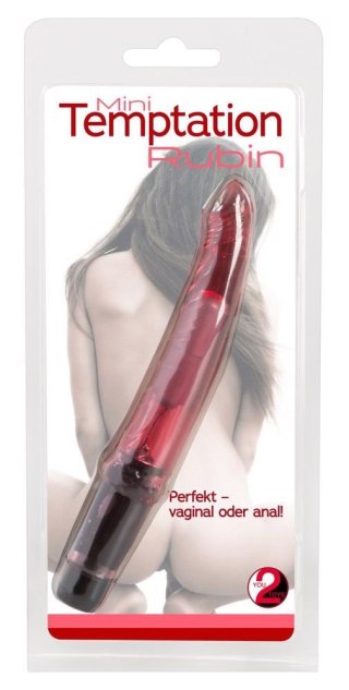 Wibrator do sexu analnego wąski cienki penis 16cm You2Toys