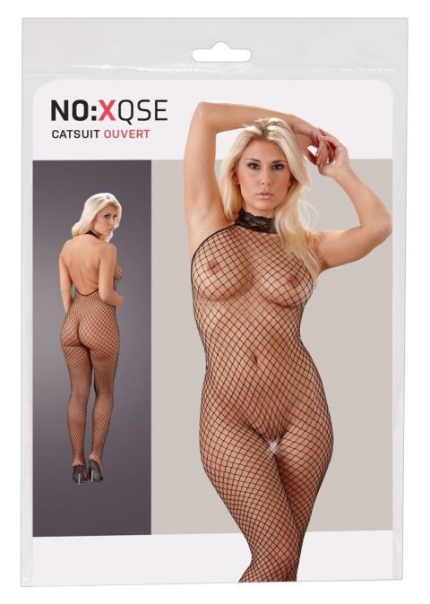 Podniecający bodystocking siatka rozcięty krok S/M NO:XQSE