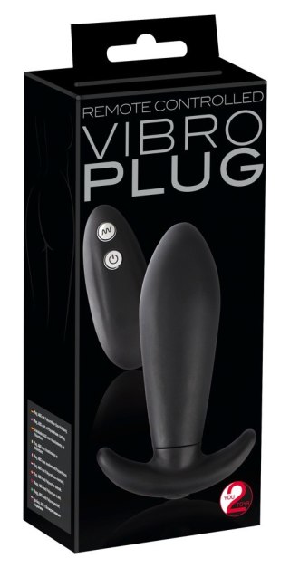 Stożkowa wtyczka analna plug korek wibracyjny 12cm You2Toys