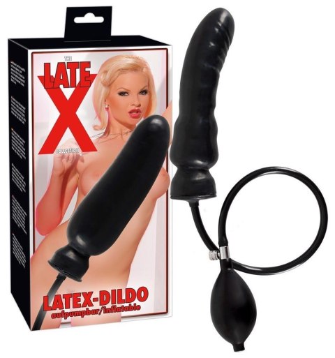 Uniwersalne dildo analne waginalne pompowane 20cm Late X