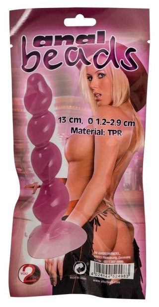 Erotyczne kulki sex koraliki do pupy analne 13cm You2Toys