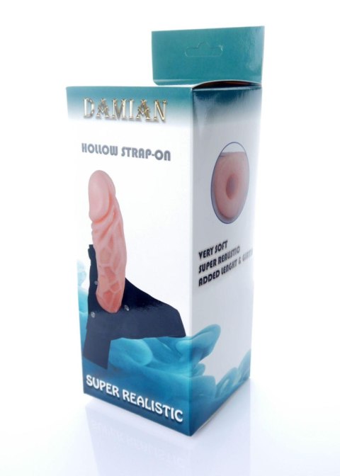 Penis na szelkach sex proteza pusta strapon 16cm B - Series EasyLove