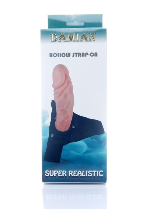 Penis na szelkach sex proteza pusta strapon 16cm B - Series EasyLove