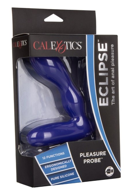 Plug/vibr-WIRELESS PLEASURE PROBE BLUE CalExotics