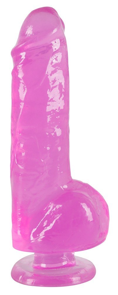 Różowy żelowy sztuczny penis z przyssawką dildo You2Toys