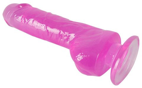 Różowy żelowy sztuczny penis z przyssawką dildo You2Toys