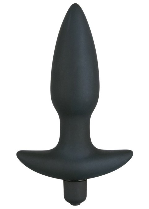 Wibrująca zatyczka analna korek plug do pupy 15cm Black Velvets