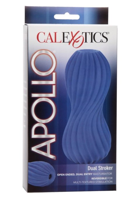 Masturbator-APOLLO DUAL STROKER BLUE CalExotics