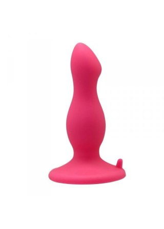 Silikonowy korek analny z mocną przyssawką sex 9cm Toyz4lovers