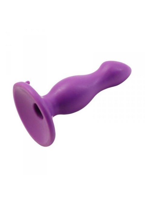 Silikonowy korek analny z mocną przyssawką sex 9cm Toyz4lovers